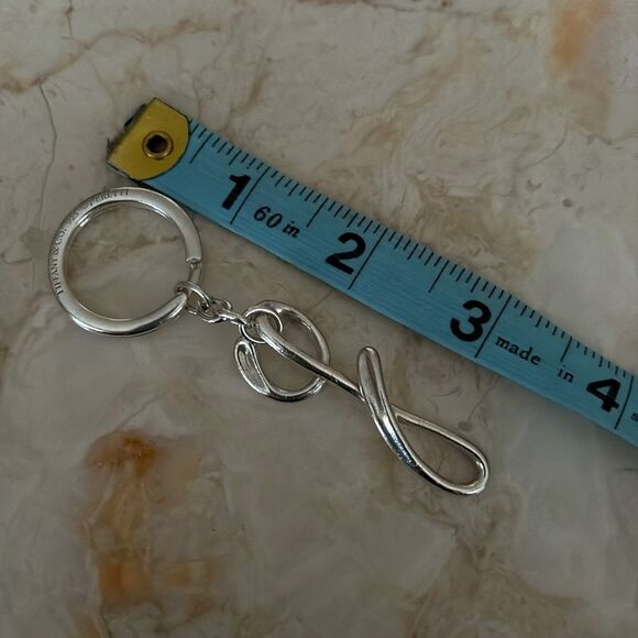 Tiffany & Co. Elsa Peretti 925 Sterling Silver Keychain Initial “Y” - Picture 7 of 8